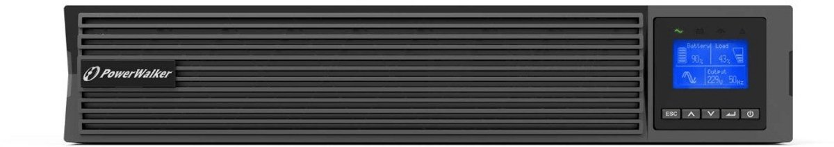 PowerWalker VFI 1500 ICR IoT 1.5kVA/1500W Online Dubbele Conversie Rack/Tower UPS met 8x IEC C13 Outlets 1500VA UPS - afbeelding 9