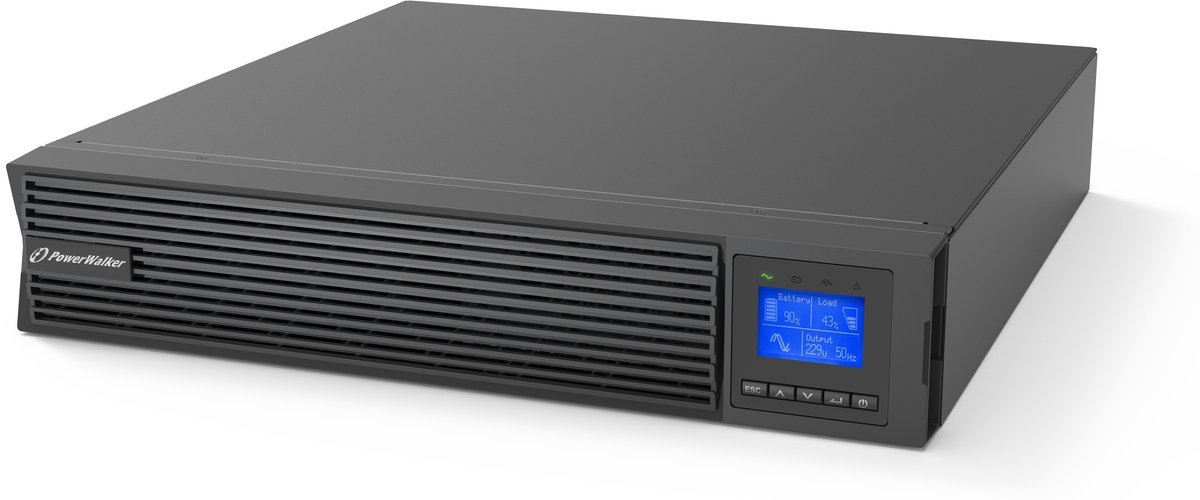 PowerWalker Powerwalker Vfi 1500 Icr Iot Dubbele Conversie (Online) 1,5 Kva 1500 W 8-Voudig