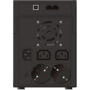 VI 2200 SHL Schuko Line-Interactive 2200VA 1200W 4-Voudig - afbeelding 4