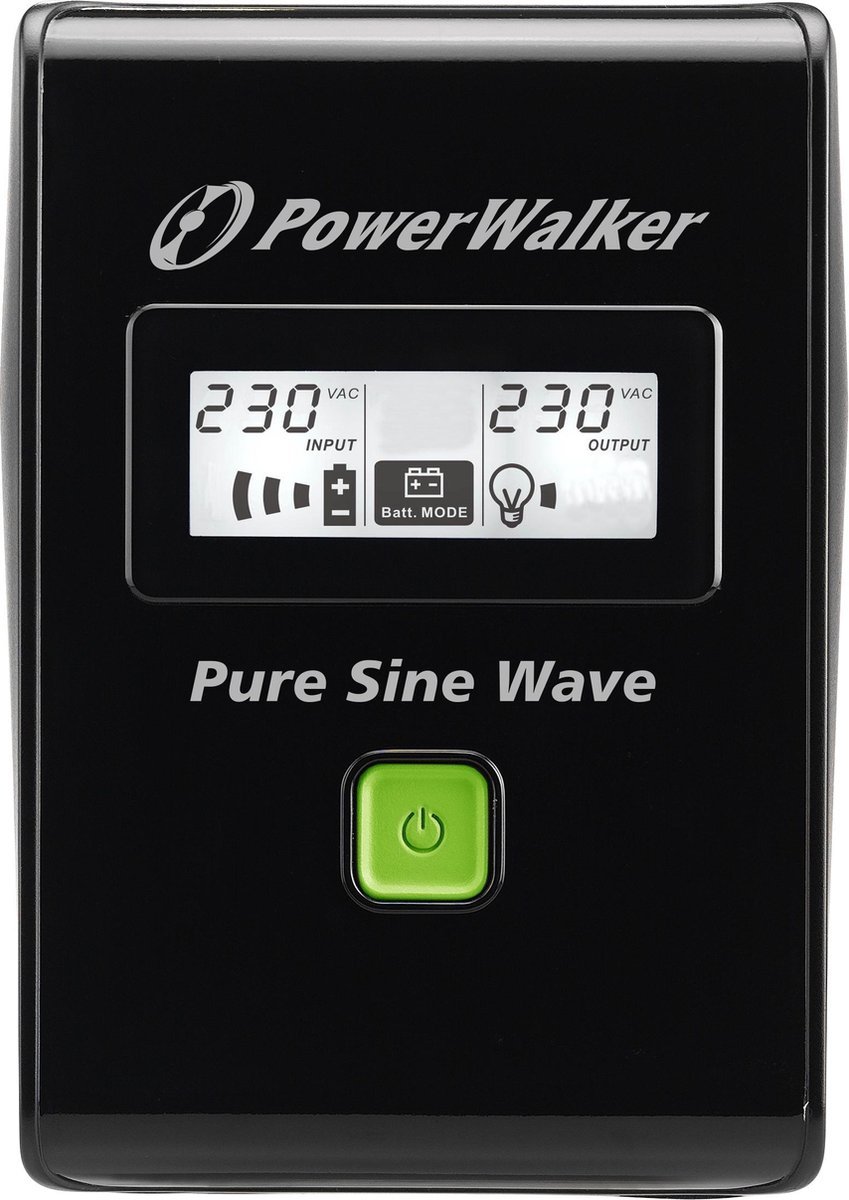 PowerWalker Powerwalker Vi 600 Sw Line-Interactive 0,6 Kva 360 W 2 Ac-Uitgang(En)