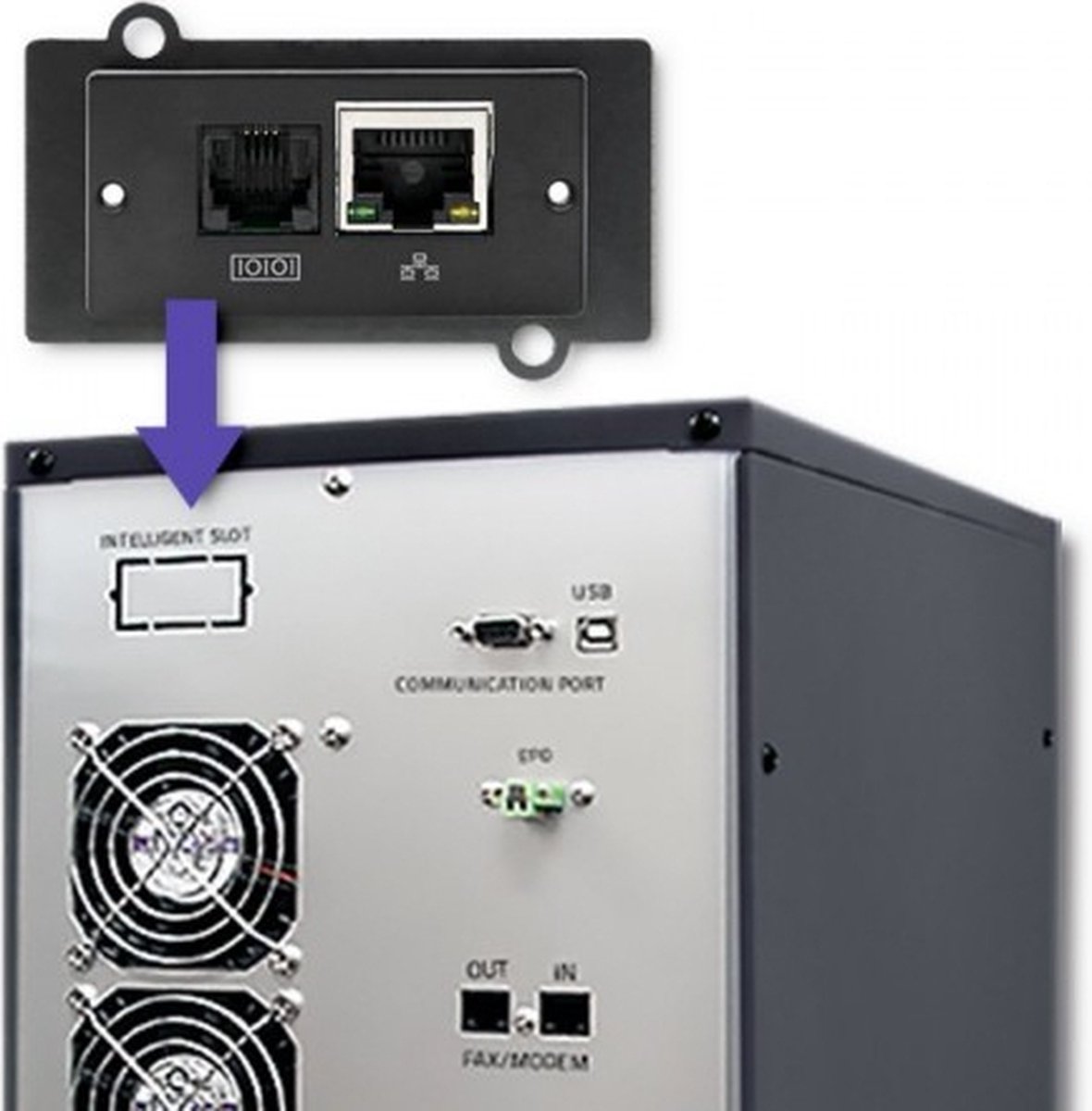 Ononderbroken Stroomvoorziening | Online | Zuivere Sinus | 10 Kva | 8 Kw | Lcd-Scherm | Usb. 10000VA UPS - afbeelding 3