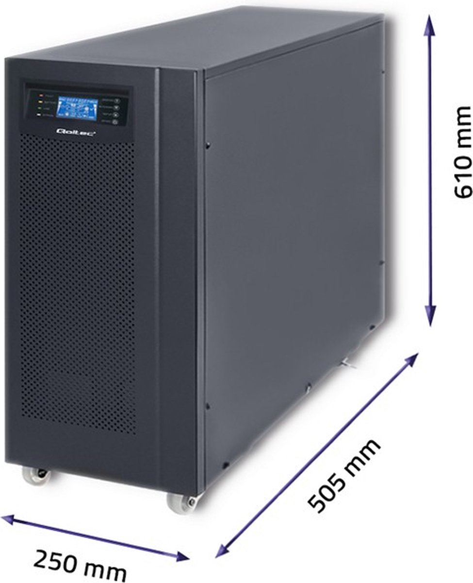 Ononderbroken Stroomvoorziening | Online | Zuivere Sinus | 10 Kva | 8 Kw | Lcd-Scherm | Usb. 10000VA UPS - afbeelding 8