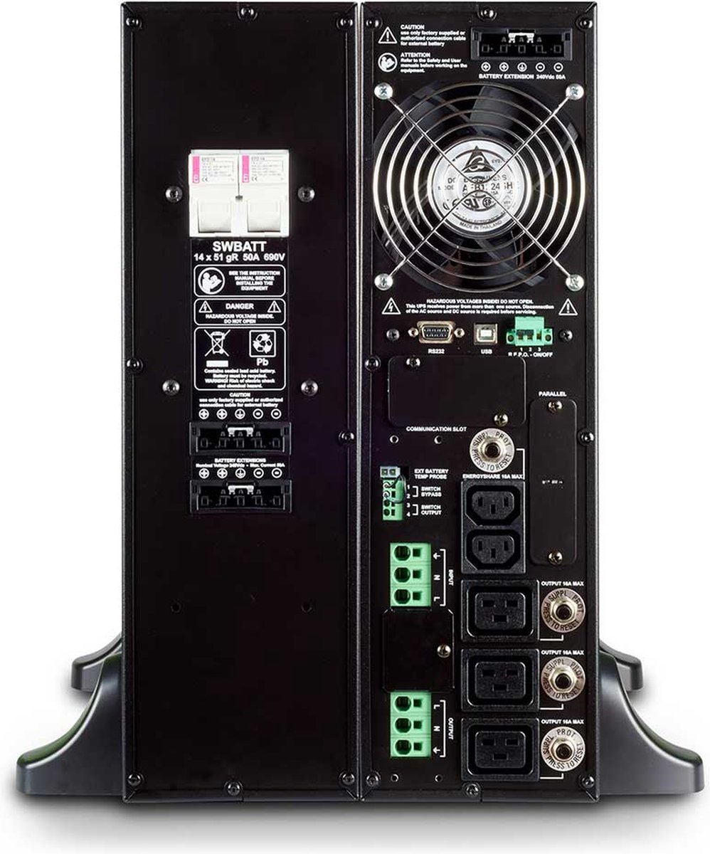 Sentinel Dual SDU 8000 TM 8000VA UPS (Black)