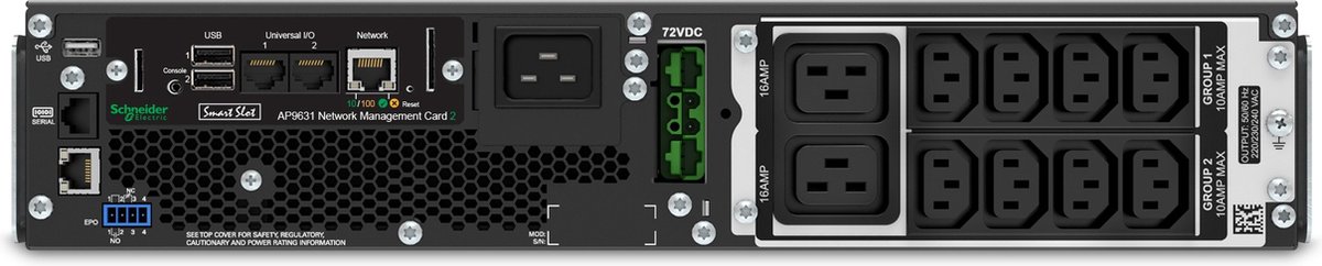 APC Smart-UPS SRT 2200VA RM 230V with Network Card - afbeelding 7