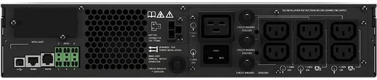 Vertiv Vertiv Liebert Gxt5-3000Irt2Uxln Ups Dubbele Conversie (Online) 3 Kva 3000 W 7 Ac-Uitgang(En)
