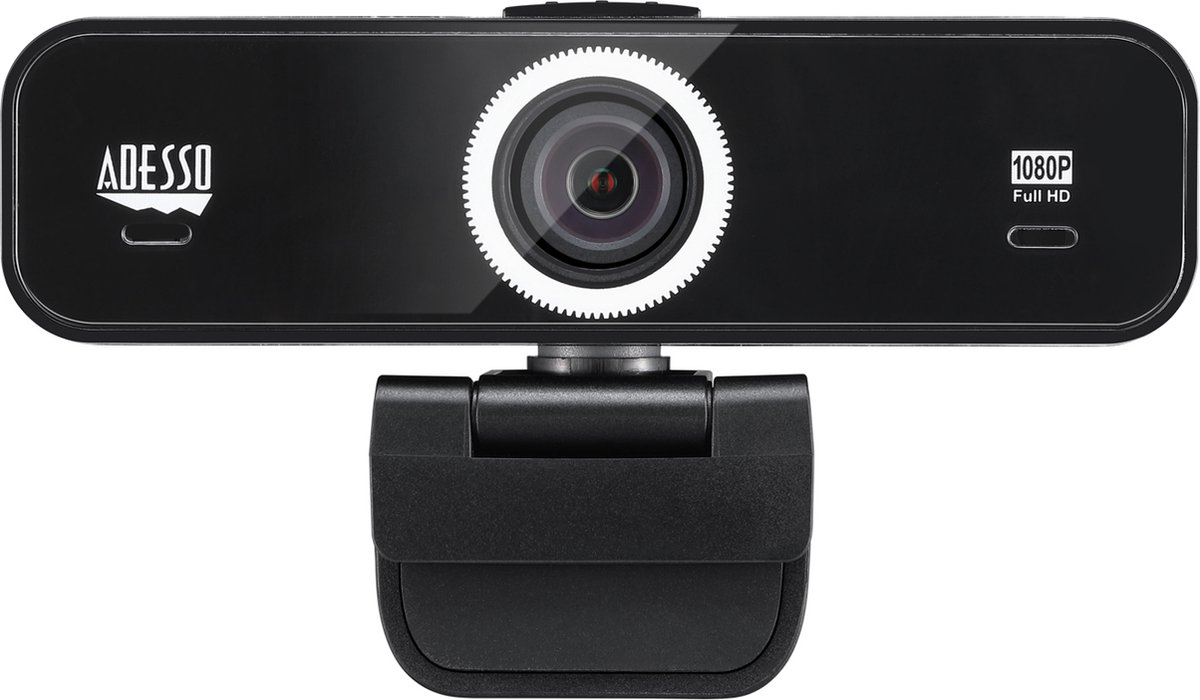 Adesso Cybertrack K1 Webcam 2,1 Mp 1920 X 1080 Pixels Usb 2.0 Zwart - afbeelding 3