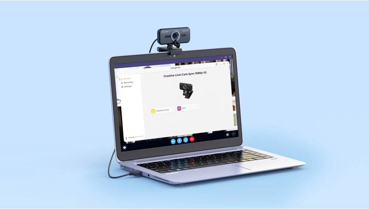 Creative Live!Cam Sync 1080P V2 Full Hd Webcam (Zwart): Uvc-Compatibel, Werkt - afbeelding 8