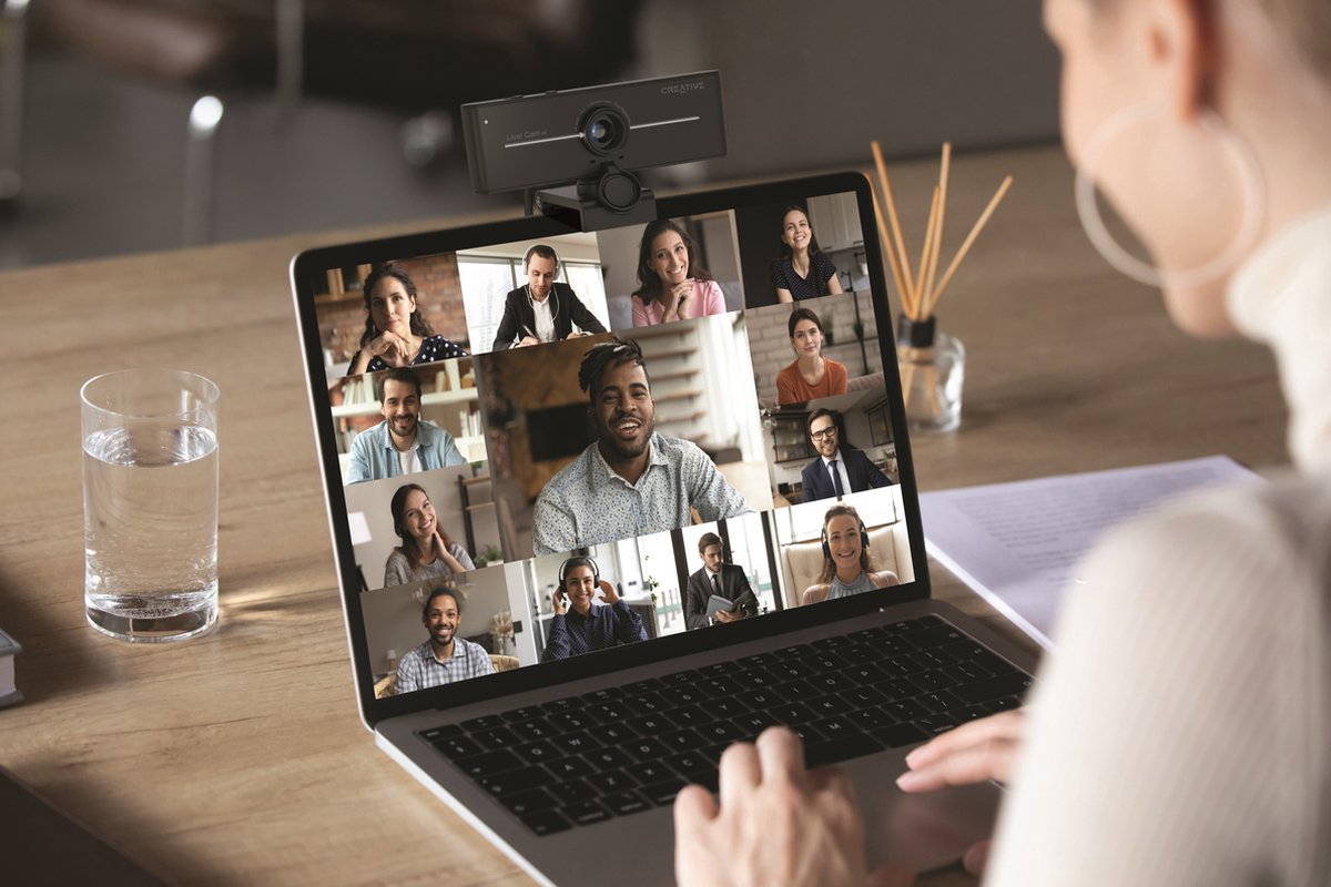 Creative Live! Cam Sync V3 - 2K Qhd Webcam Met 4X Digitale Zoom En Ingebouwde - afbeelding 5