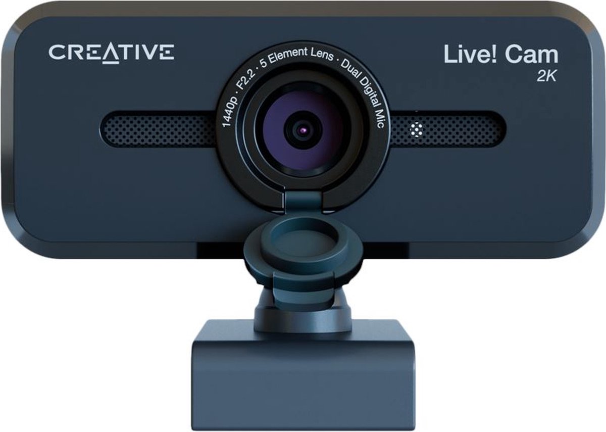 Creative Live! Cam Sync V3 - 2K Qhd Webcam Met 4X Digitale Zoom En Ingebouwde - afbeelding 8