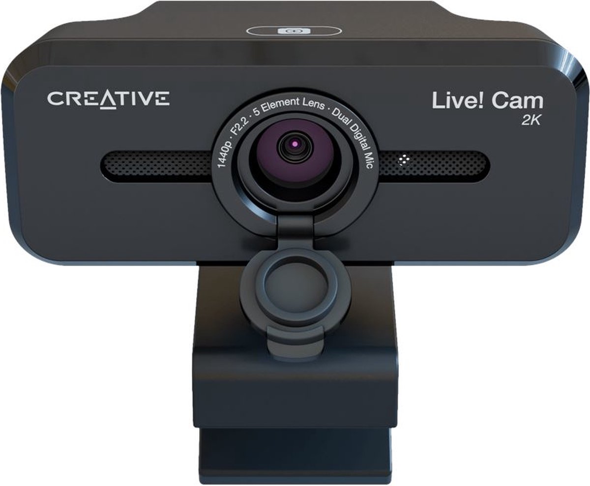 Creative Live! Cam Sync V3 - 2K Qhd Webcam Met 4X Digitale Zoom En Ingebouwde - afbeelding 9