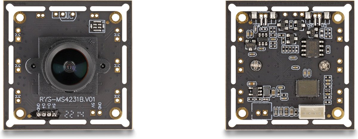 USB 2.0 Camera Module with HDR 2.1 mega pixel 94° V6 fix focus - afbeelding 2