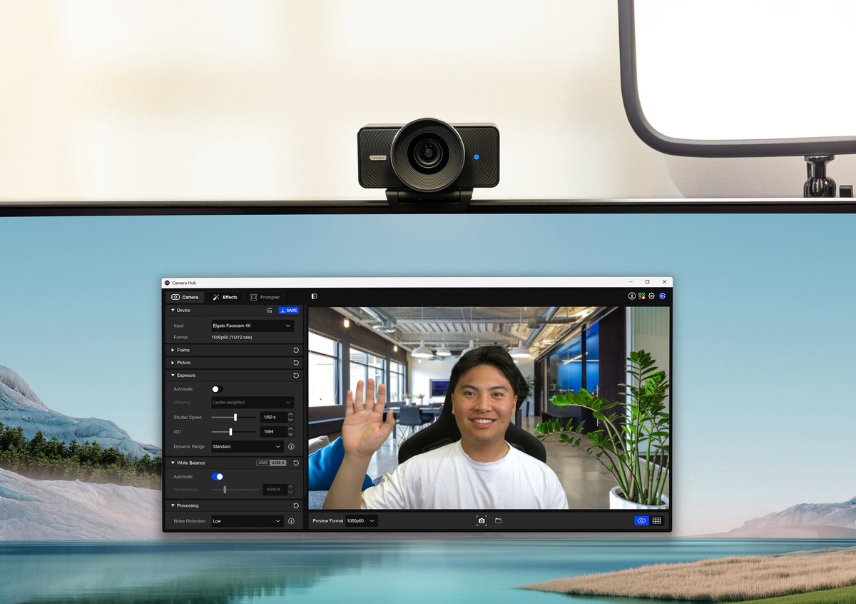 Elgato Facecam 4K Webcam Usb-C Zwart - afbeelding 10