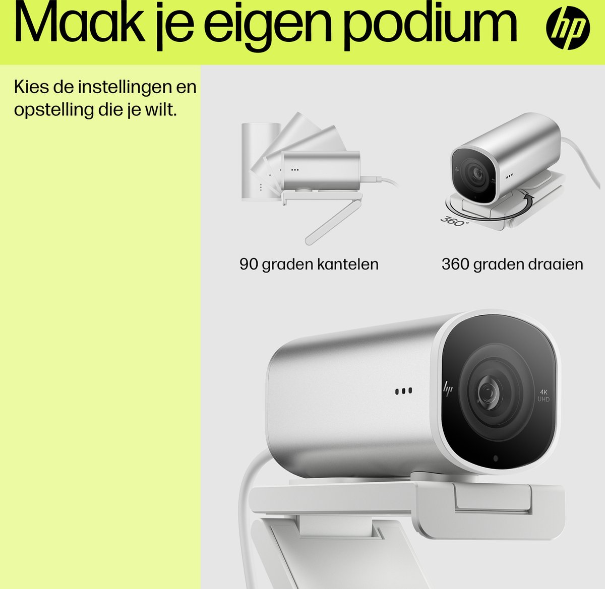 Hp 960 4K Streaming Webcam - afbeelding 11