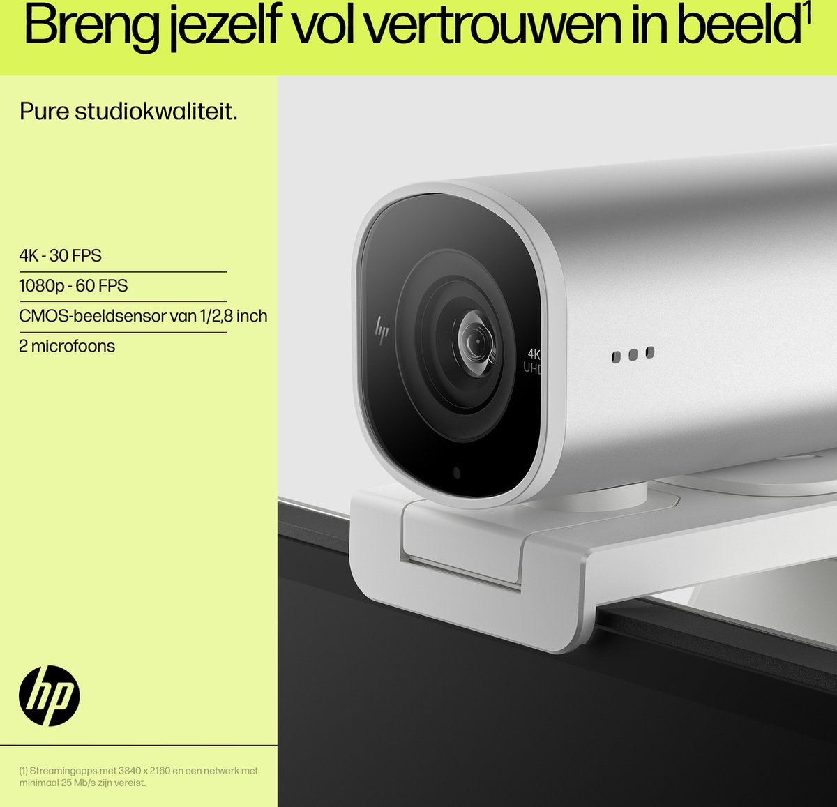 Hp 960 4K Streaming Webcam - afbeelding 8
