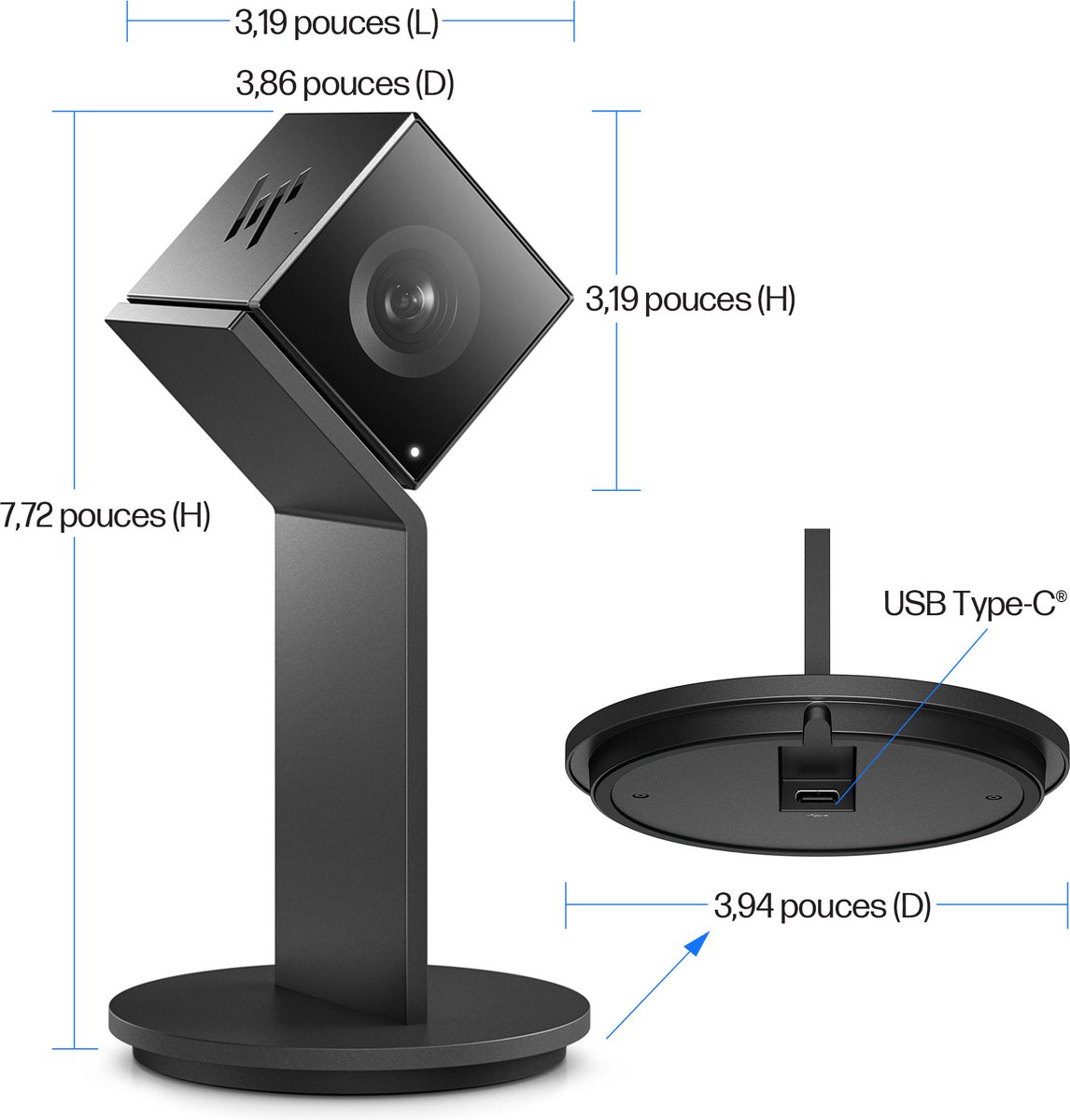 Hp Presence See 4K Ai-Camera webcam - afbeelding 2