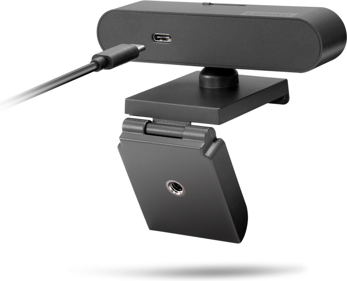 Lenovo 500 Fhd Full Hd-Webcam 1920 X 1080 Pixel Klemhouder - afbeelding 4