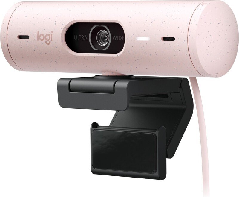 Logitech brio 500 webcam 4 mp 1920 - Logitech Brio 500 Full HD Webcam Rose