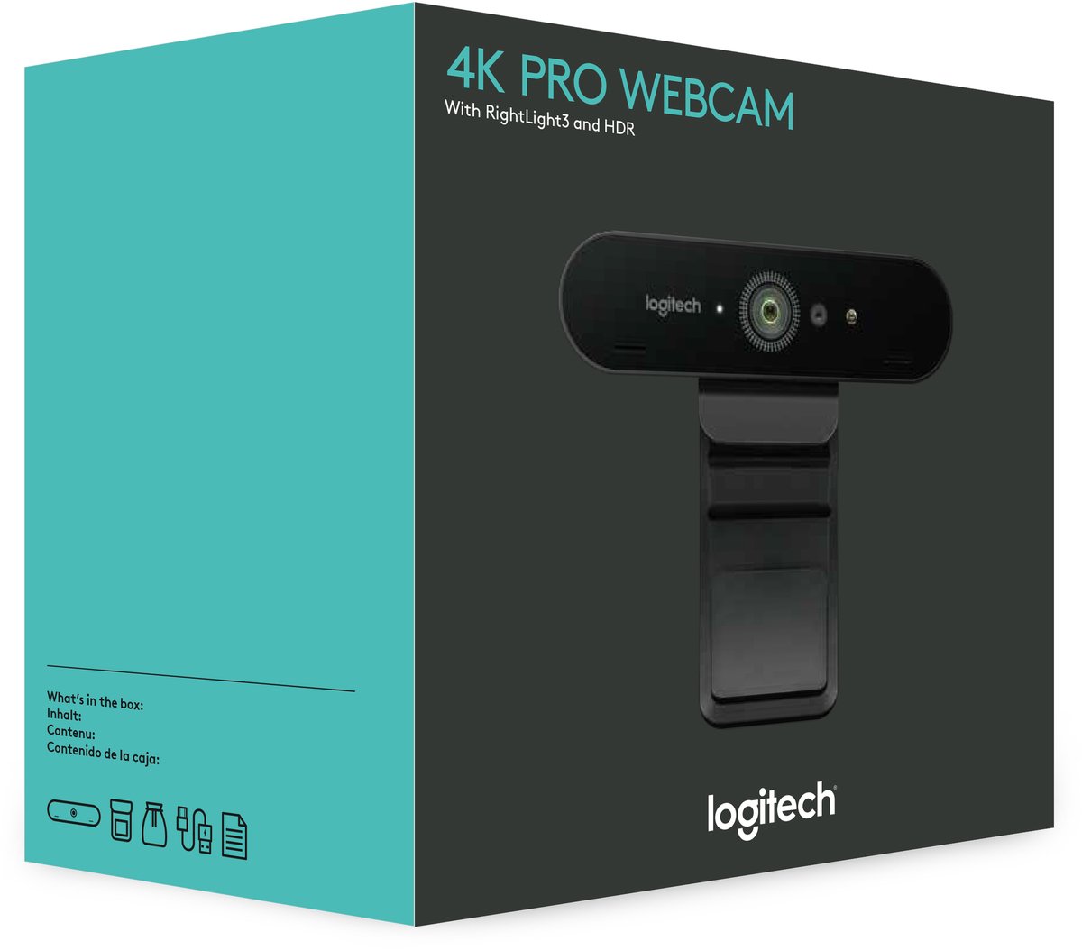 Logitech Brio - Webcam - 4K Business Edition - Hdr - 60 Fps - Windows & Mac - - afbeelding 3