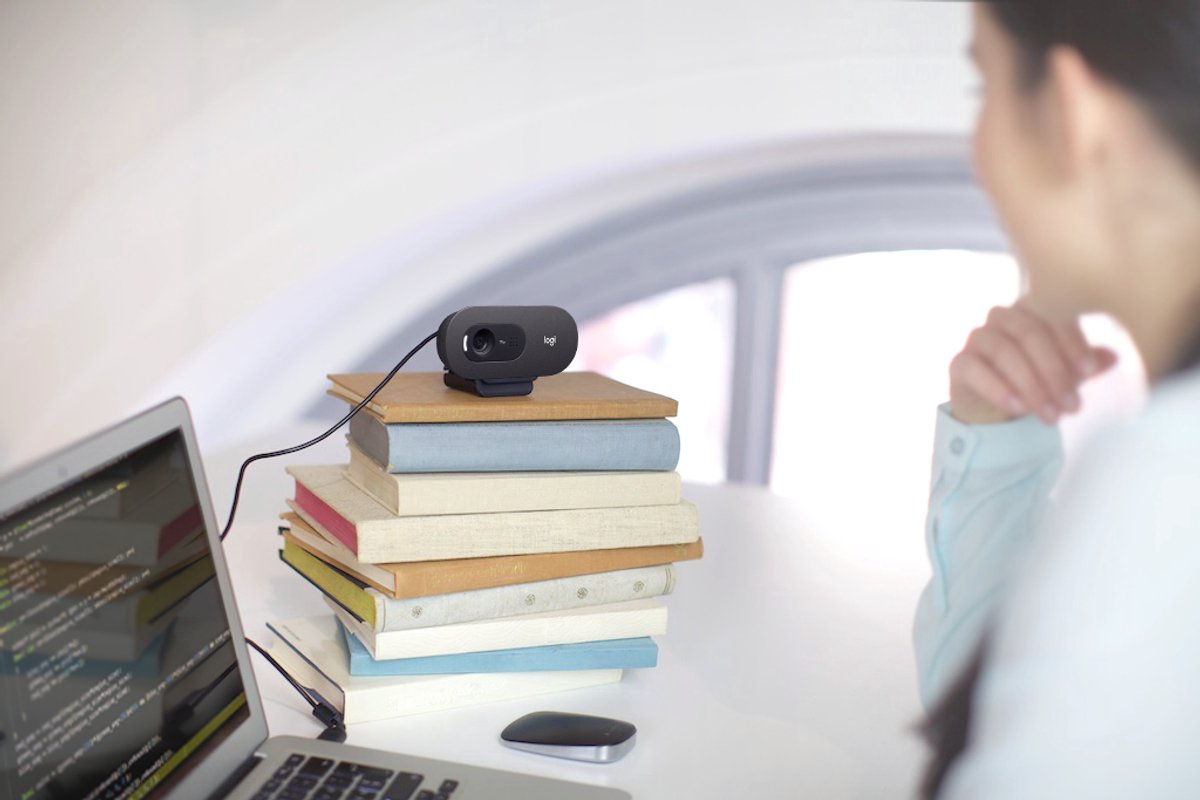 Logitech C505E Webcam 1280 X 720 Pixels Usb Black - afbeelding 2