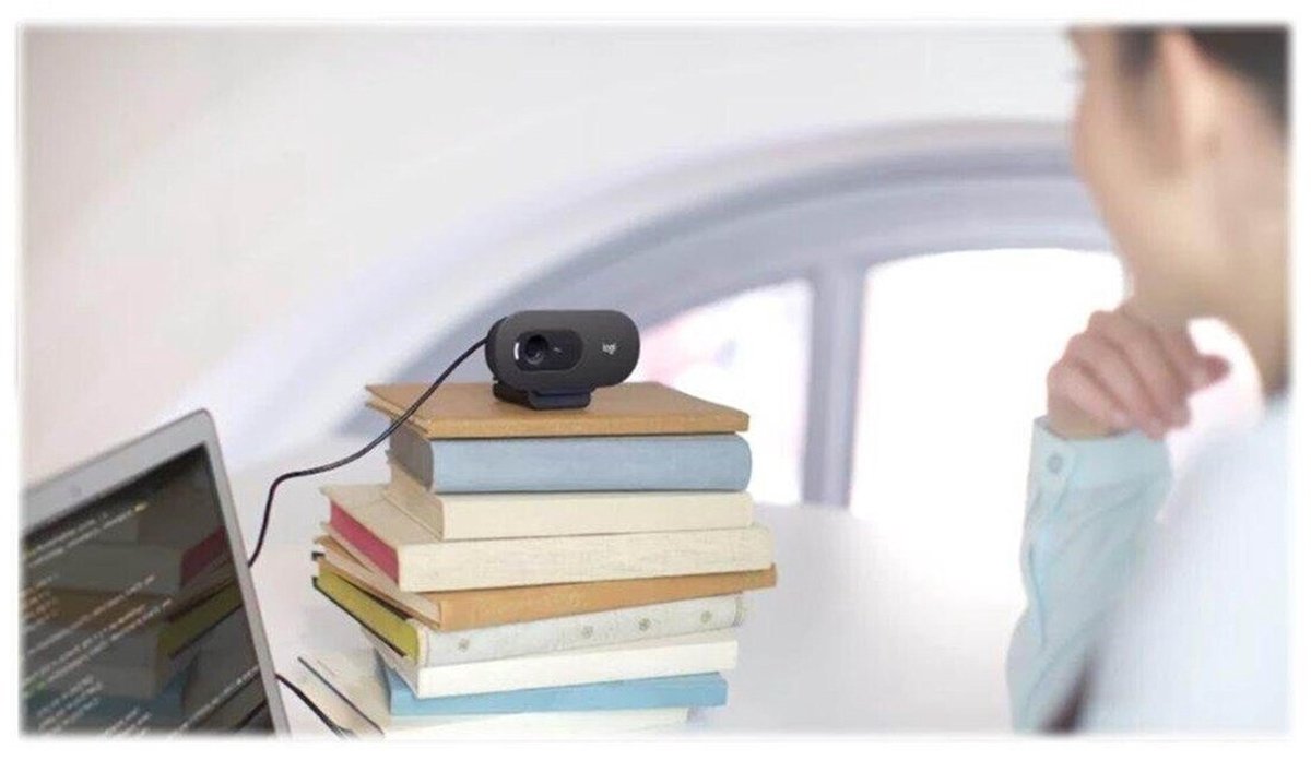 Logitech C505E Webcam 1280 X 720 Pixels Usb Black - afbeelding 5