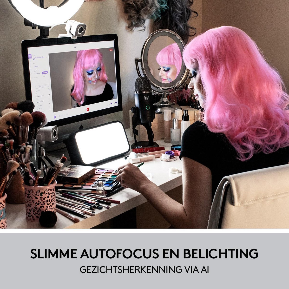 Logitech For Creators Streamcam - Webcam - Usb C - Full Hd - Slimme Autofocus - - afbeelding 8