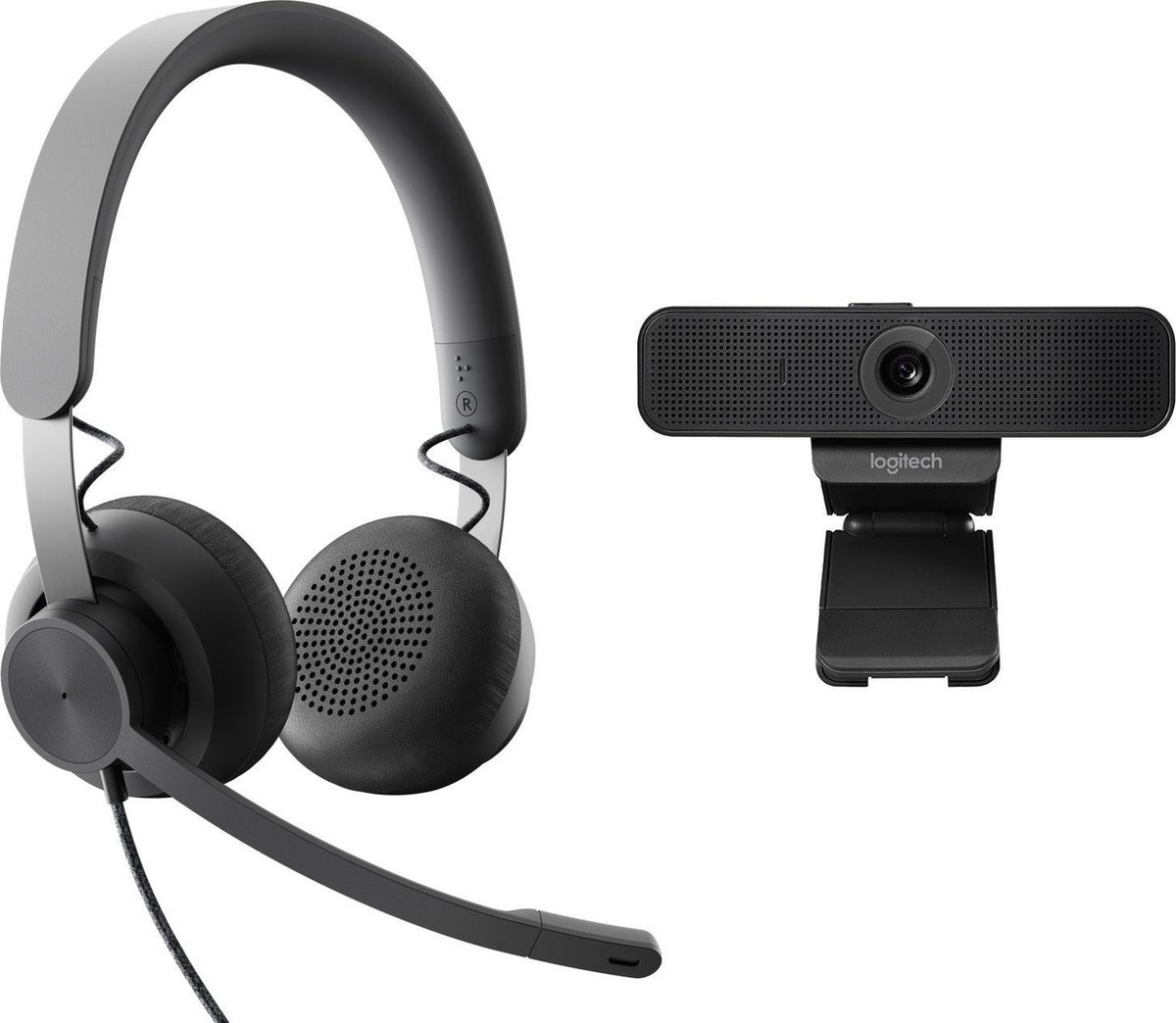 Logitech Logitech Personal Collaboration Kit - Webcam En Headset - Zwart