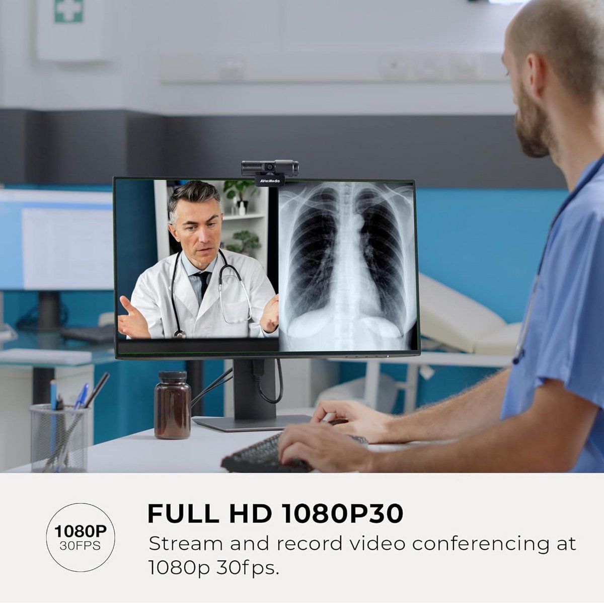 Merkloos Avermedia Live Streamer Webcam 313 - afbeelding 5