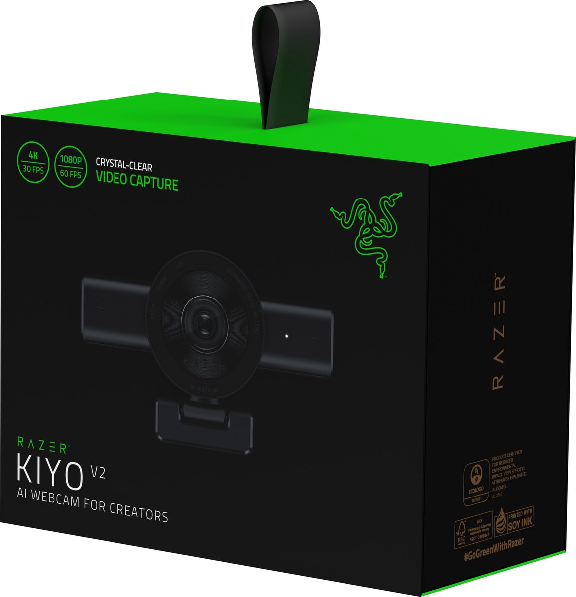 Razer Kiyo V2 - Webcam - 4K - Ingebouwde Microfoon - 30Fps - Zwart - afbeelding 8