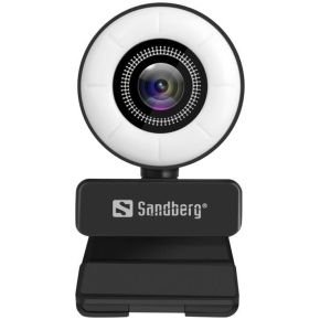 Sandberg 134-21 Webcam 2 Mp 1920 X 1080 Pixels Usb 2.0 Zwart - afbeelding 2