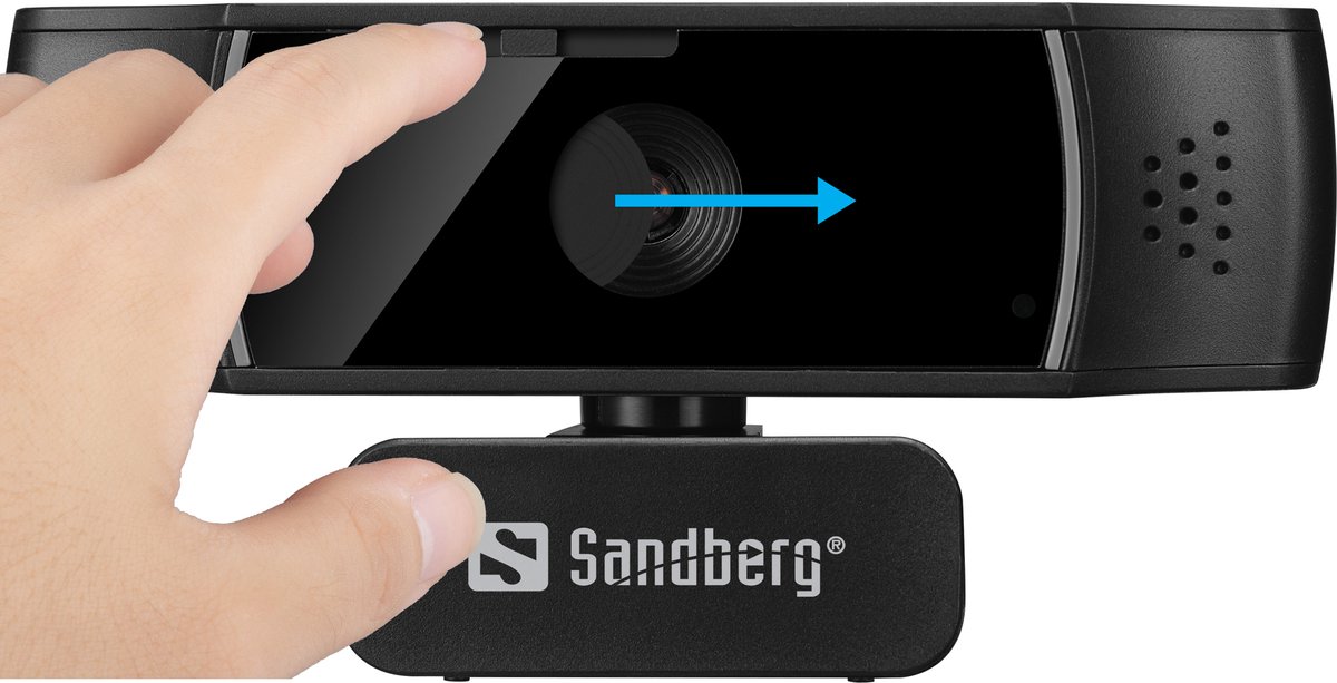 Sandberg - 134-38 - Webcam - 1920 X 1080 - Usb 2.0 - Zwart - Autofocus - - afbeelding 4