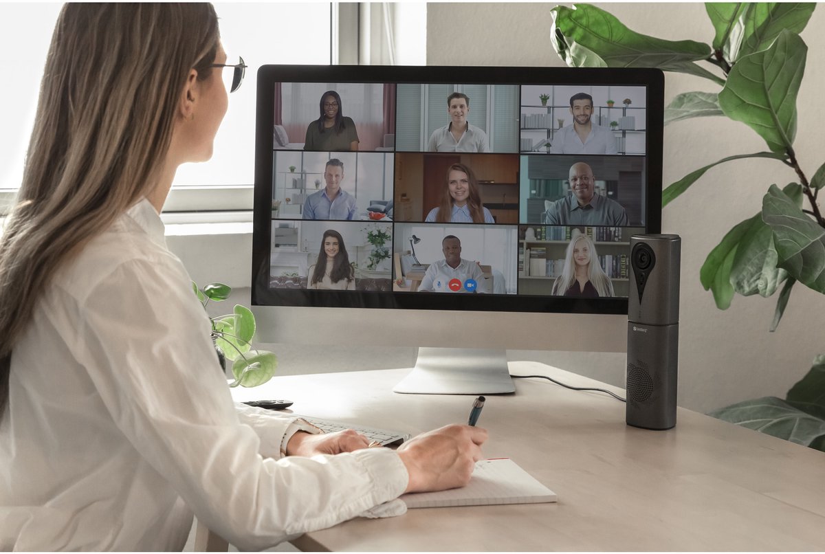 Sandberg All-In-1 Confcam 1080P Remote Full Hd-Webcam 1920 X 1080 Pixel - afbeelding 2