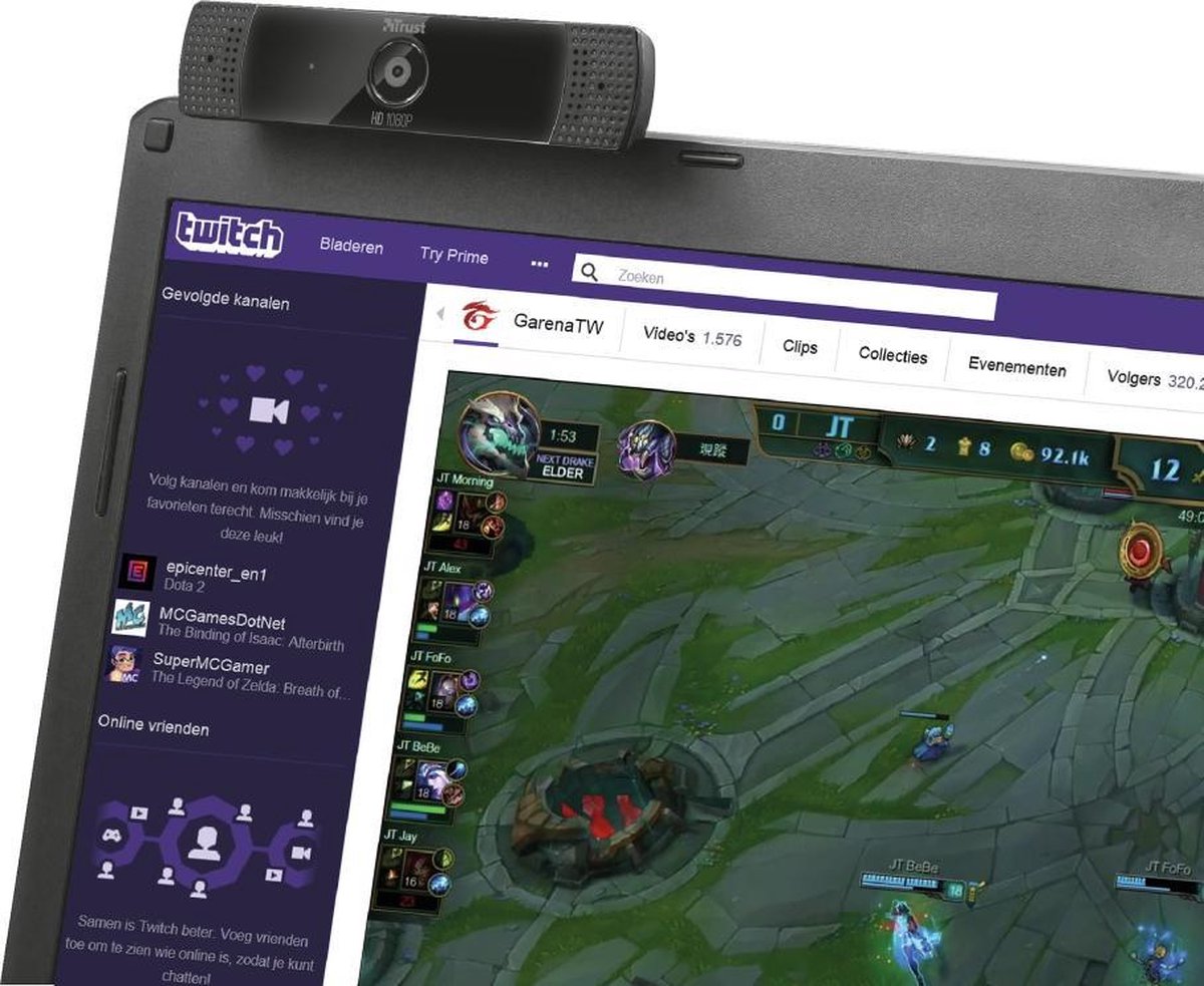 Trust Gxt1160 Vero Strm Webc webcam - afbeelding 8