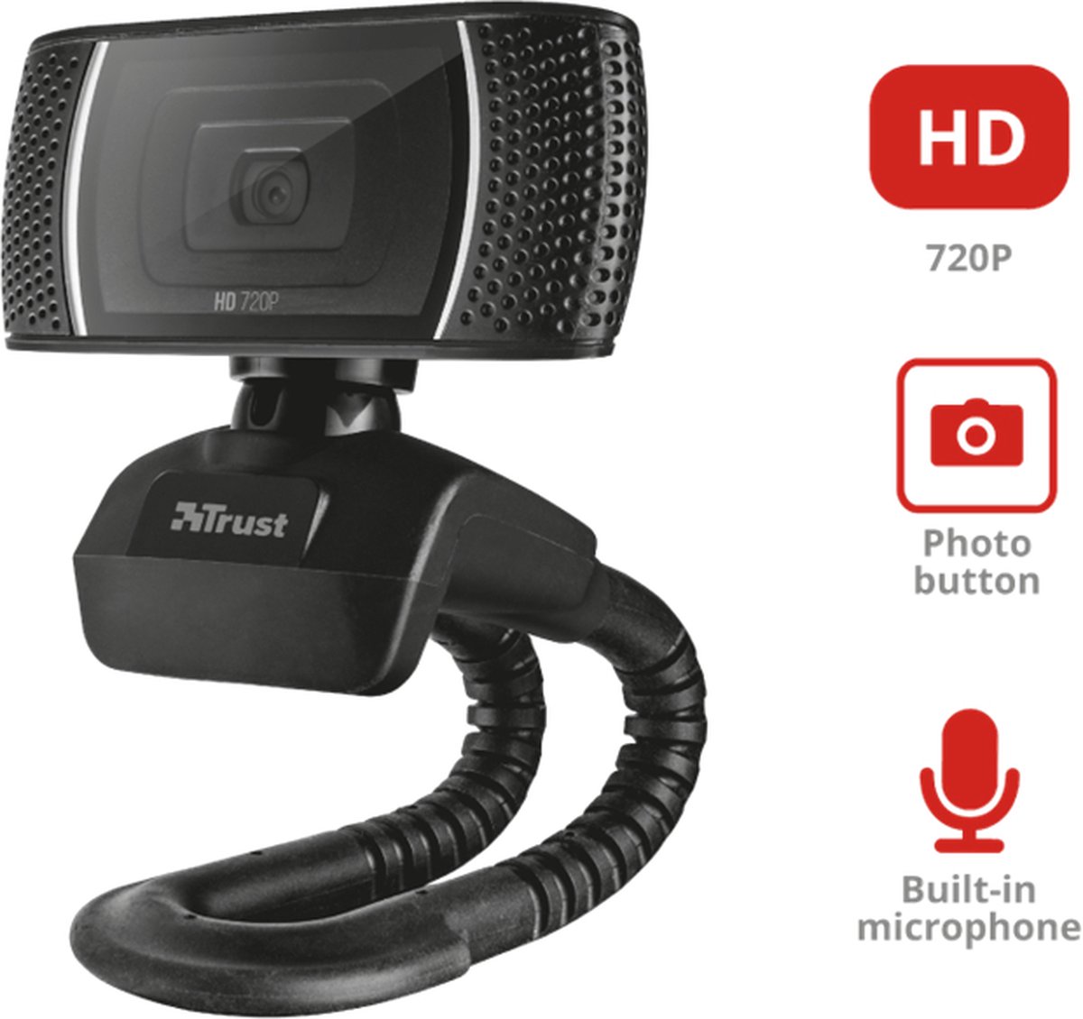 Trust Trino Hd Video Webcam - afbeelding 5
