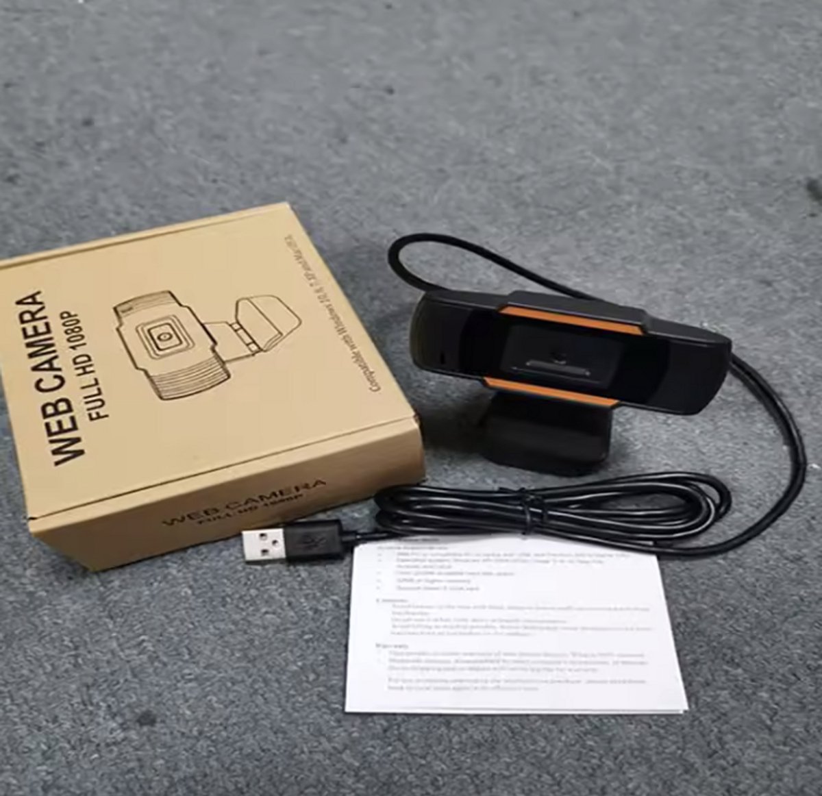 Webcam Met Microfoon - 720P - Met Microfoon - Usb - Plug En Play - Web Cam - - afbeelding 2